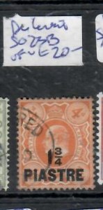 BRITISH LEVANT KE 1 3/4P/4D SG 23B  VFU       P0314B H