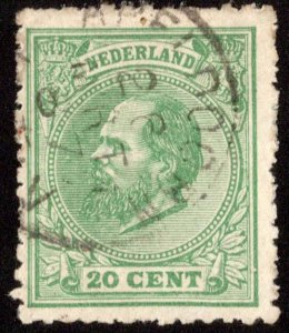 Netherlands Scott 28 Used with small crease