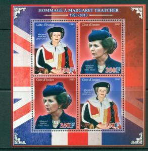 Honoring Margaret Thatcher Great Britain Politics 6 MNH sheets