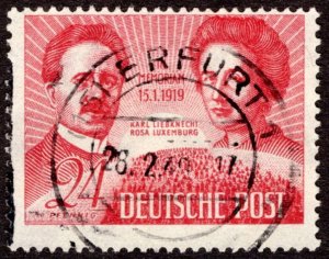 1949, Germany 24pf, Used, Sc 10N45