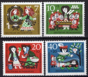 ZAYIX Germany B384-B387 MNH Semi-Postal Fairy Tales Snow White 031023SM122