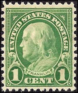 632 Mint,OG,HR... SCV $0.25