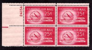 C44 Mint,OG,NH... Plate Block of 4