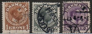 Denmark 132-134 Used Set (2)