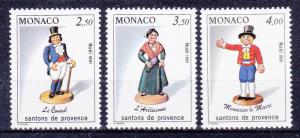 Monaco 1766-68 MNH 1991 Christmas