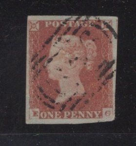 Great Britain, Scott #3    VF , Used.   CV $32.50  ....   2480003