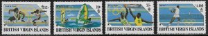 ES-15123  Virgin Islands Olympic Sports Scott #'s 608 - 611 MNH 1988