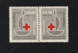 EDSROOM-13215 Thailand B41-B42 LH 1963 Complete Pair Red Cross 