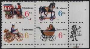 1418b 6c Christmas Toys Block of 4