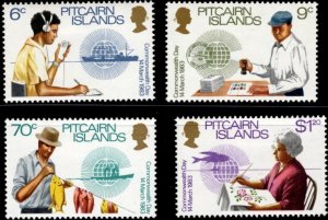 Pitcairn Islands - 1983 - MH* - Commonwealth Day - Scott # 221 to #224