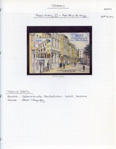 Jersey 2009 Postal History Mini Sheet Unmounted Mint