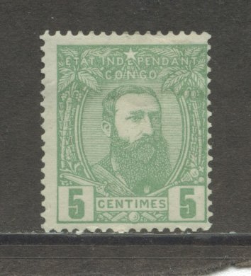 Belgian Congo 6  MHR thin cgs