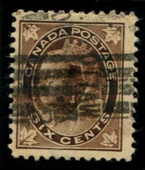 71 Canada 6c Maple Leaf Issue, used