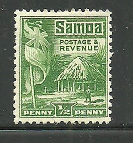 Album Treasures Samoa Scott # 142 1/2p Samoan House MNH Hinged-