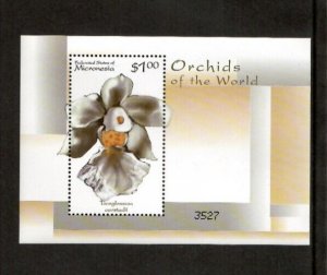 Micronesia 2000 - Flowers Orchids Plants - Souvenir Stamp Sheet Scott #369 - MNH