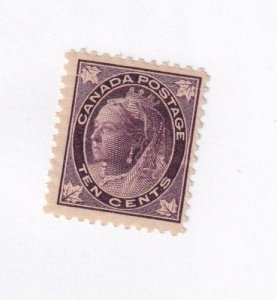 CANADA # 73 VF-MNH 10cts LEAF ISSUE CAT VALUE $2400 KIMSS30 STAMPS