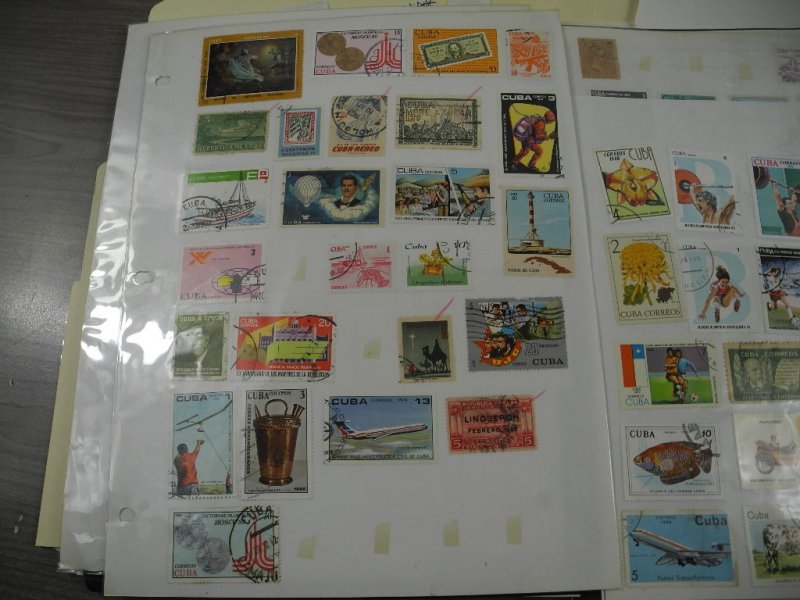 NORTH KOREA, CUBA &, accumulation of Stamps & Souvenir Sheets