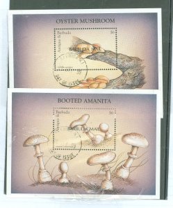 Barbuda #1727-28 Mint (NH) Souvenir Sheet