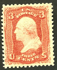 U.S. #65 MINT REGUMMED LH