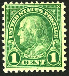 U.S. #578 MINT OG HR