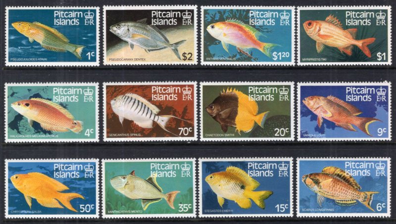 Pitcairn Islands 231-243 Fish MNH VF