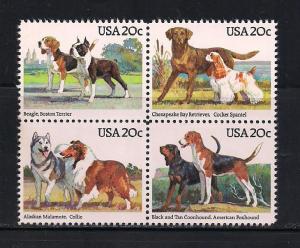 #2098-2101 Dogs Block/4  CV$2.00
