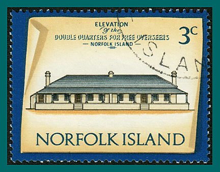 Norfolk Island 1975 Buildings IV, 3c used  #158,SG135