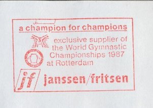 Meter cover Netherlands 1989 World Gymnastic Championships 1987 Rotterdam 