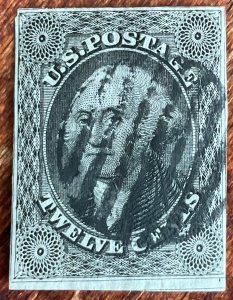 US #17 Used Single George Washington Beautiful! SCV $260.00