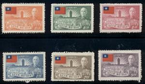 CHINA #1064-9, Complete set, unused no gum as issued, VF, Scott $366.00