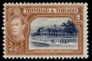 TRINIDAD & TOBAGO GVI SG247, 2c blue & yellow-brown, M MINT.