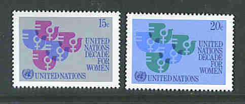 UN New York issue Sc. # 318-19 f-vf mnh set 