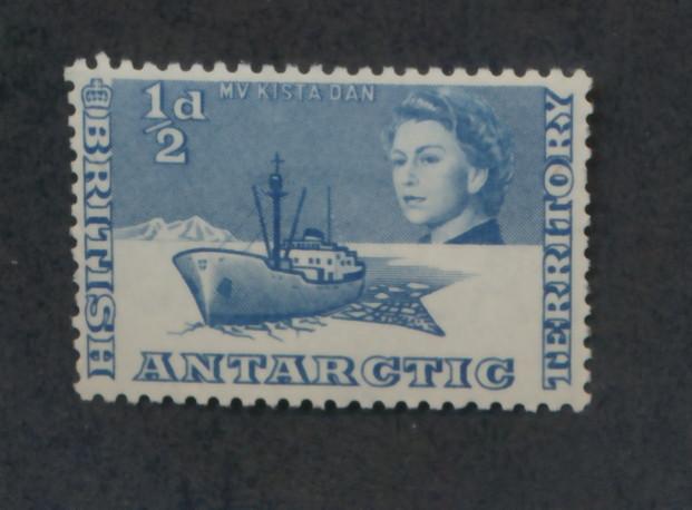 British Antarctic Territory 1963  Scott 1 MH - 1/2p, M.V.. Kista Dan