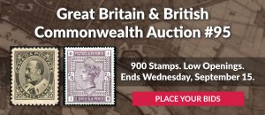 The 95th Great Britain & Commonwealth Auction