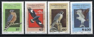 St Vincent Grenadines 560-63 MNH 1986 Birds (an3595)