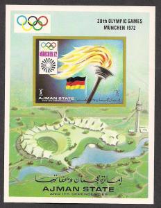 AJMAN SC# 329 VF MNH 1971 MICHEL SS