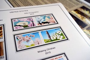 COLOR PRINTED U.S.A. 2011-2020 STAMP ALBUM PAGES (101 illustrated pages)