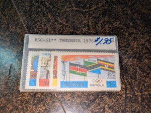 Tanzania #58-61 MNH
