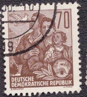 Germany DDR - 338 1957 Used