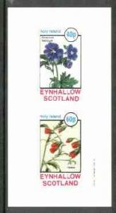 Eynhallow 1982 Flowers #18 (Geranium & Flower) imperf...