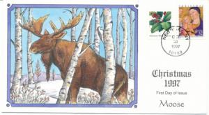 Christmas 1997 Moose #3176 & #3177 Hand Painted Collins