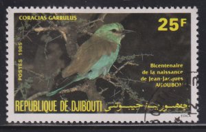 Djibouti 593 Coracias Garrulus 1985