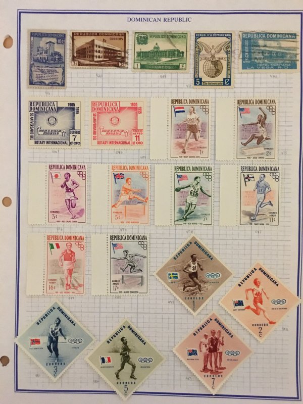 Collection of Dominican Republic stamps