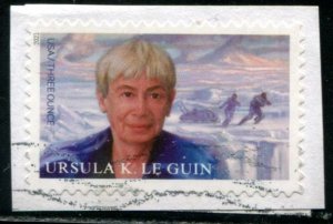 5619 US (95c) Ursula K LeGuin SA, used on paper 3 oz rate