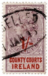 (I.B) QV Revenue : County Courts Ireland 1/-