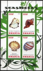 (B70) RWANDA 2010 Shells MNH