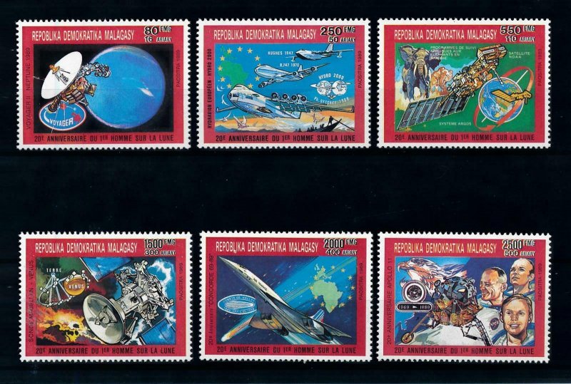 [102057] Madagascar 1990 Space travel weltraum  MNH