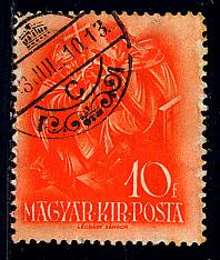 Hungary Scott # 516, used