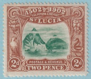 ST LUCIA 49  MINT HINGED OG * NO FAULTS VERY FINE! - MQB