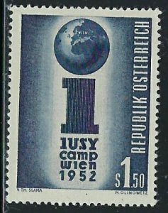Austria 581 MH 1952 MH 1952 issue (fe4223)